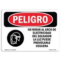 Signmission OSHA Danger Sign, Do Not Watch Arc Spanish, 7in X 5in Decal, 7" W, 5" H, Do Not Watch Spanish OS-DS-D-57-LS-1183
